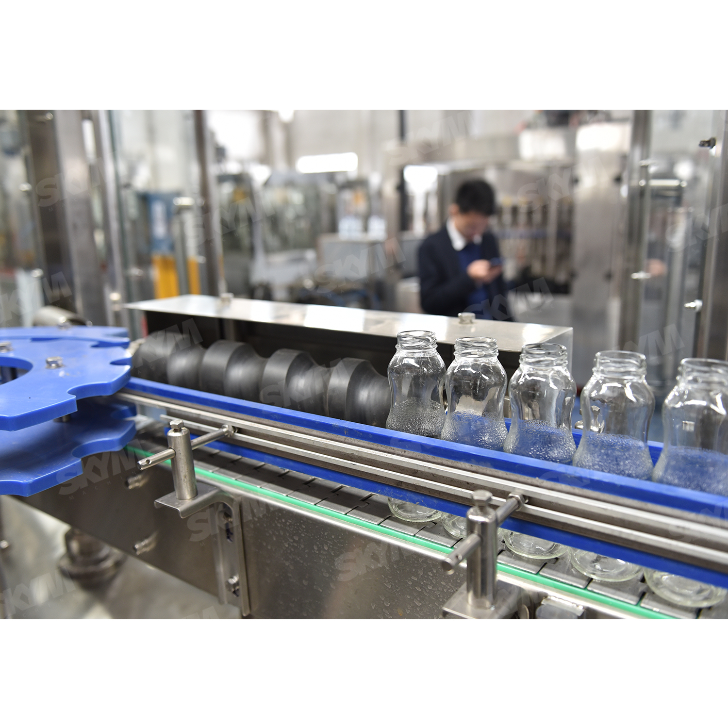 Linha de produção de enchimento a quente de garrafa de plástico de suco de vegetais