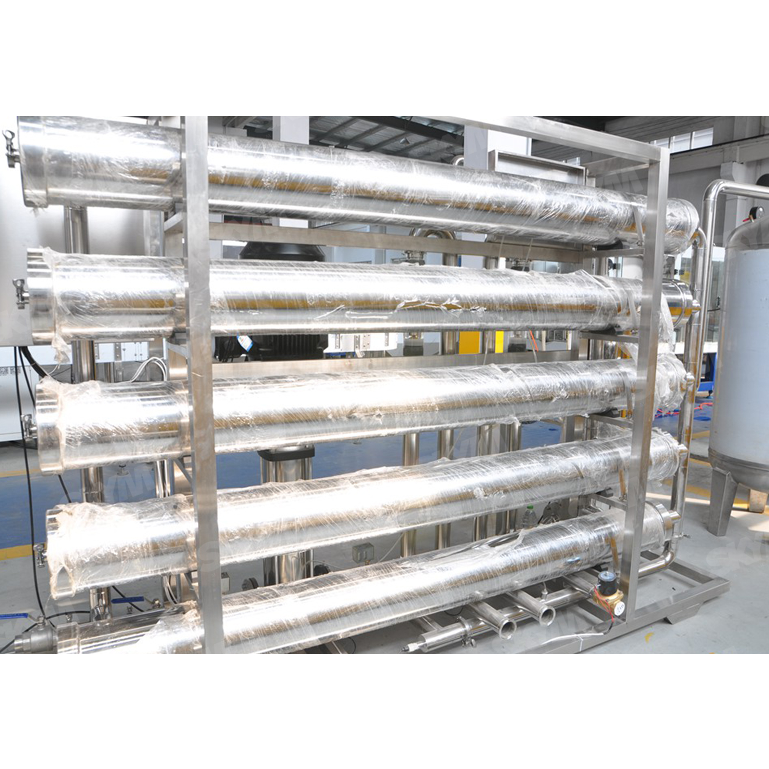 Máquina automática de purificação de tratamento de água com planta de ozônio
