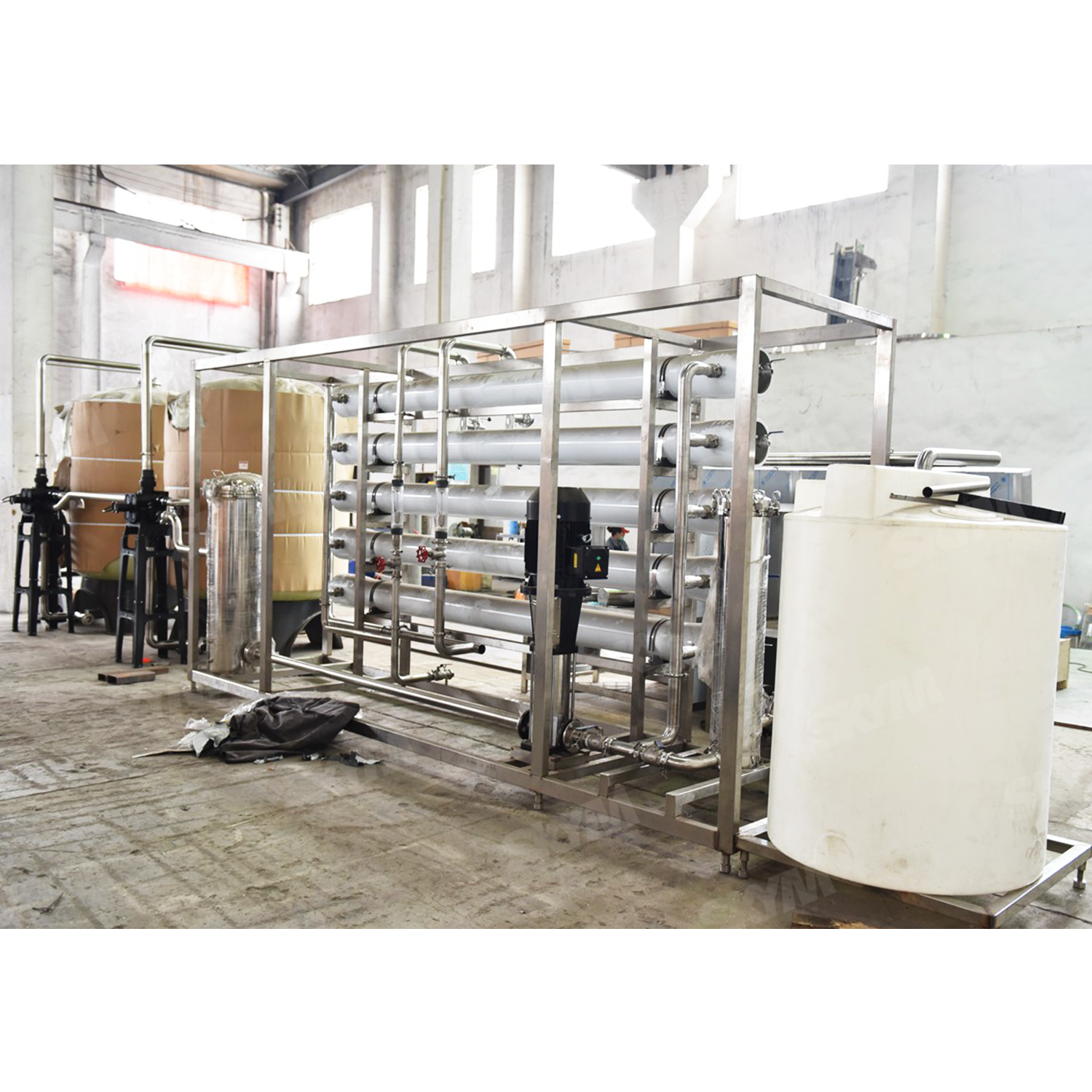 Estação de tratamento de água RO15000 RO com esterilização por ozônio