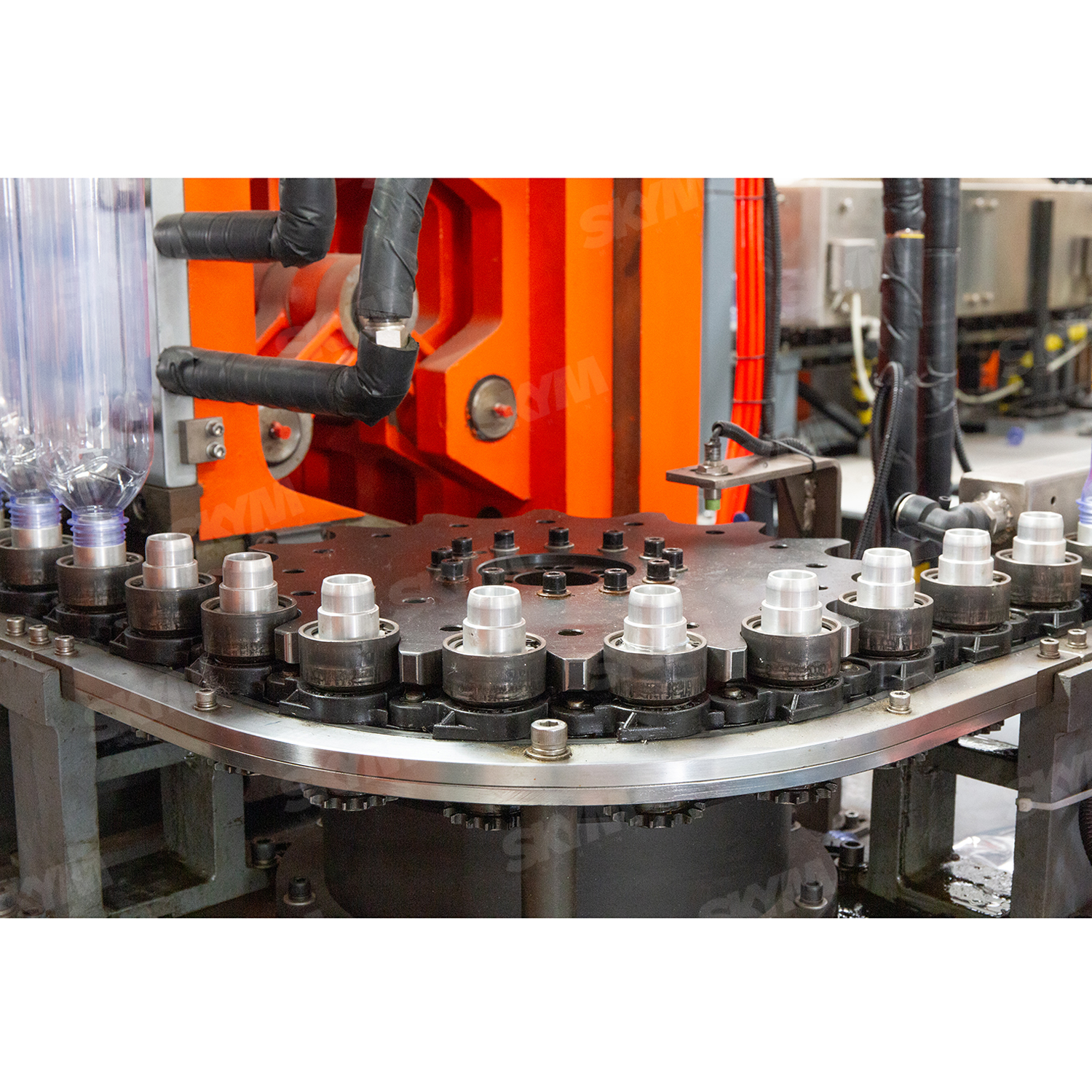 Máquina de moldagem por sopro de garrafas PET para linha de produção industrial de bebidas