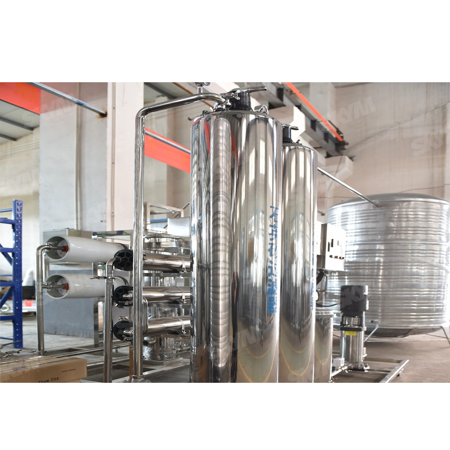 Máquina de planta de tratamento de filtro de purificador de água alcalina