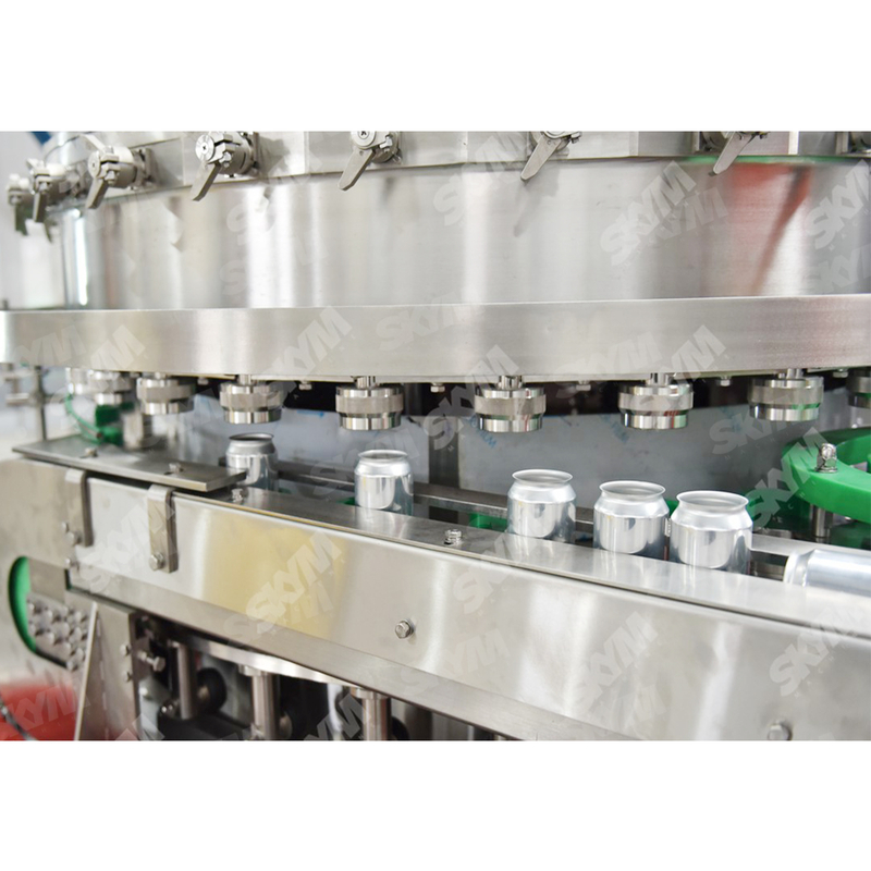 Linha de produção de enlatados de refrigerantes para latas de alumínio